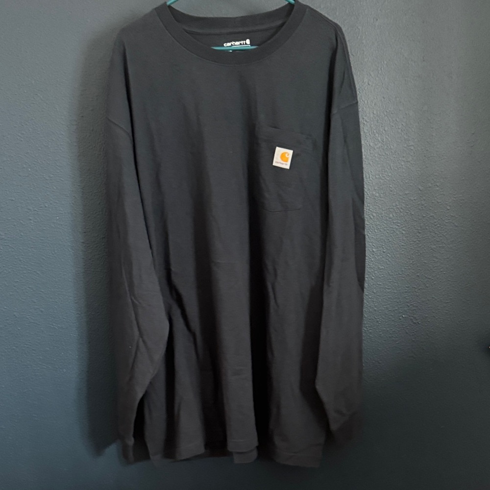 Carhartt Men's Workwear Pocket Long Sleeve T-shirt - Picture 1 of 2